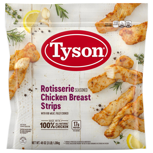 Tyson Rotisserie Chicken Breast Strips
