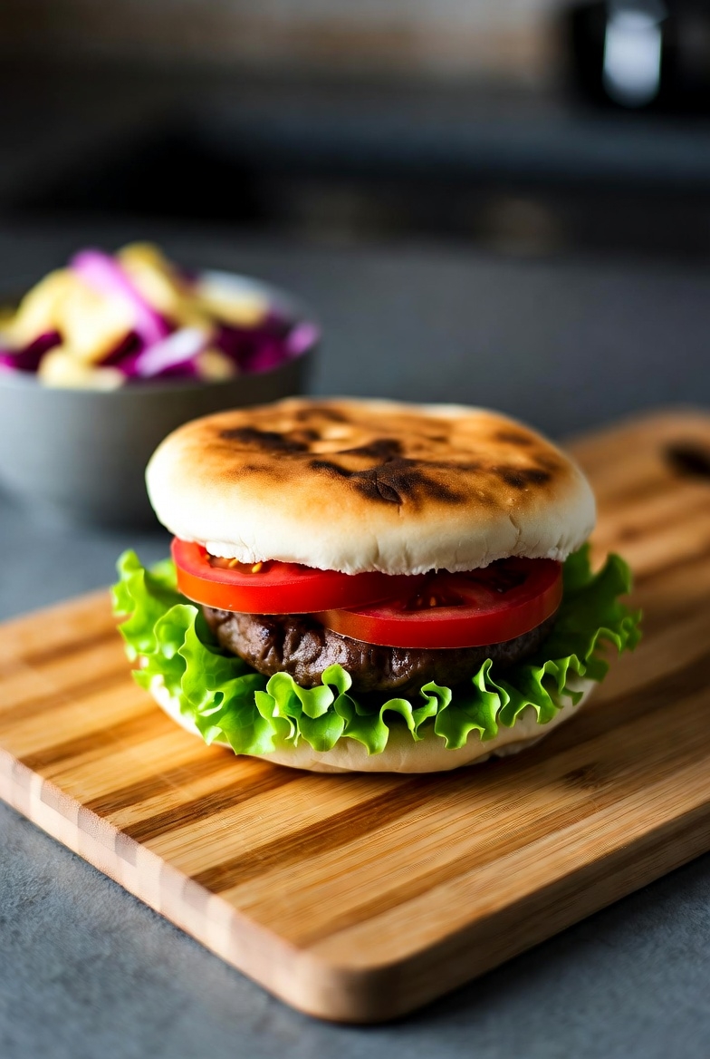Cheddar Onion Burgers with Special Spread