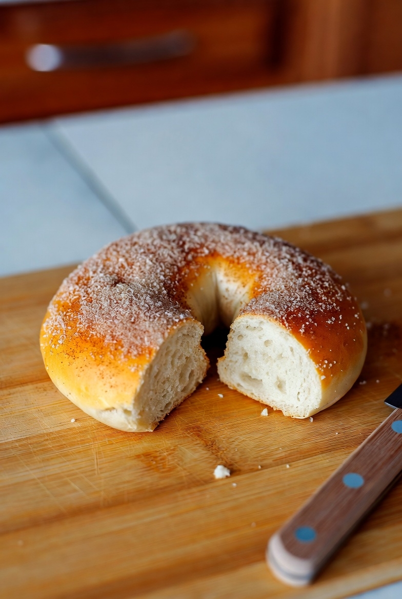 Cinnamon Toast Crunch Protein Bagels